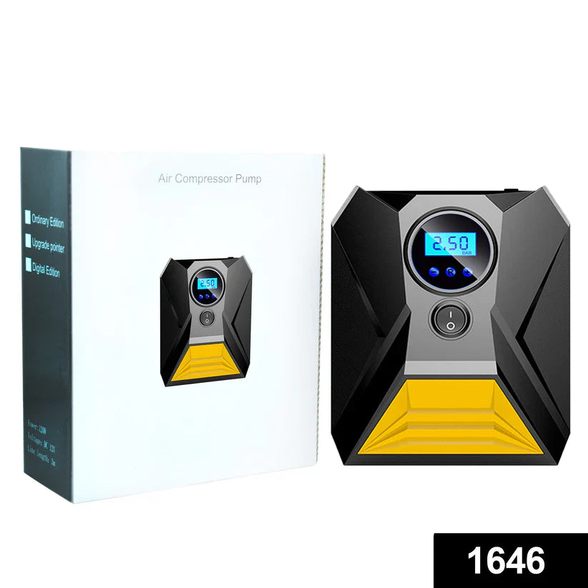 Digital Tyre Inflator for Car & Bike Portable Air Compressor Pump,