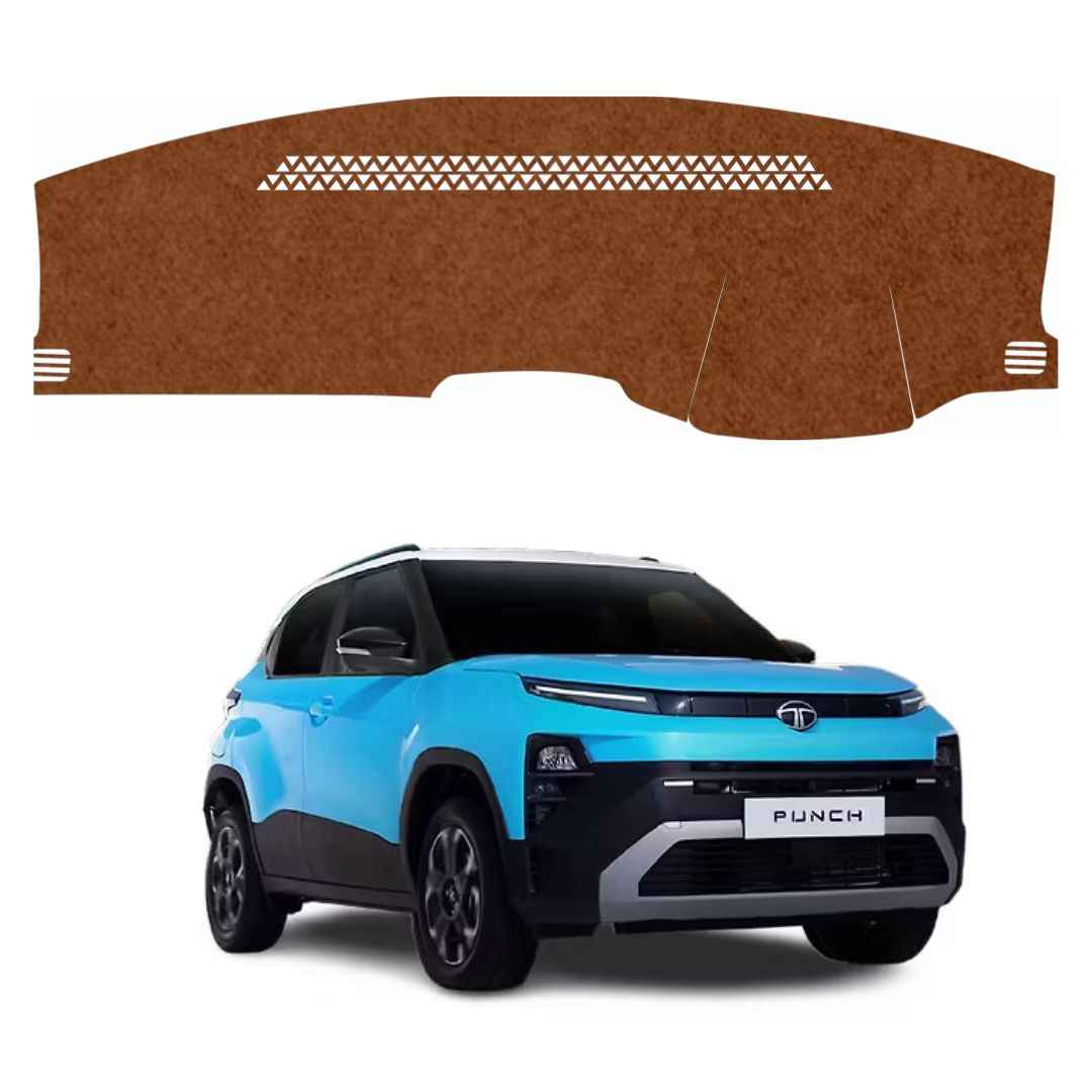 Tata Punch 2025 To 2026 Car Dashboard Cover | Anti-Slip, UV Resistant, Dustproof, Heat Protection, Custom Fit Dash Mat