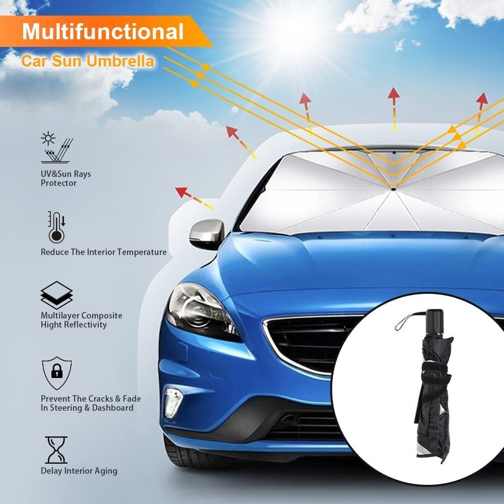 car dashboard sun shade protector