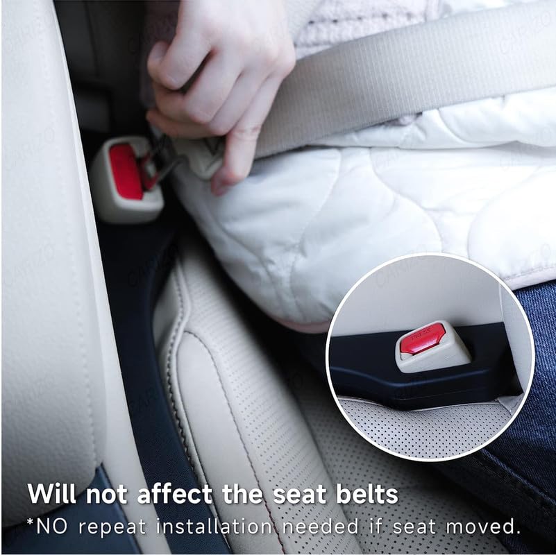 Car Seat Side Gap Filler Black, Car Seat Gap Plug Strip Filler Prevent Things from Dropping Pcs - 2