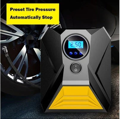 Digital Tyre Inflator for Car & Bike Portable Air Compressor Pump,