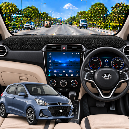 Hyundai Xcent 2014 To 2020 Car Dashboard Cover Mat (Grey)