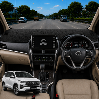 Toyota Innova Hycross 2022 To 2026 Car Dashboard Cover Mat (Grey)
