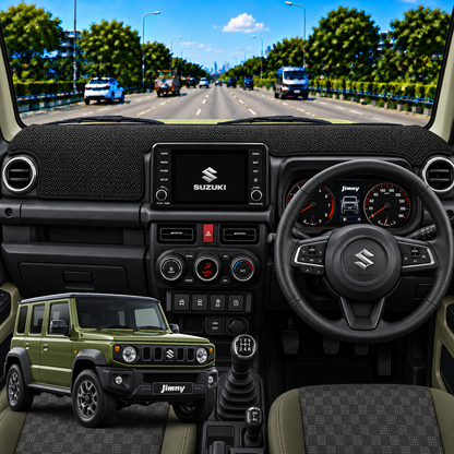 Maruti Suzuki Jimny 2023 To 2026 Car Dashboard Cover Mat (Grey)