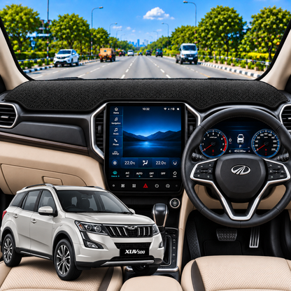 Mahindra XUV 500 2011 To 2021 Car Dashboard Cover Mat (Grey)