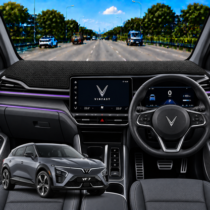 Vinfast VF 7 2025 To 2026 Car Dashboard Cover Mat (Grey)