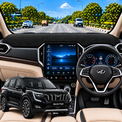 Mahindra XUV700 2021 To 2026 Car Dashboard Cover Mat (Grey)