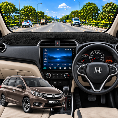 Honda Mobilio 2014 To 2018 Car Dashboard Cover Mat (Grey)