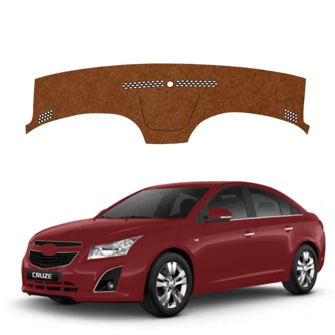 Chevrolet Cruze 2009-2017 Car Dashboard Mat (Brown)
