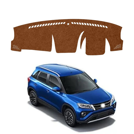 Toyota Urban Cruiser 2020 To 2022 Car Dashboard Cover Mat (Brown)