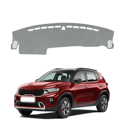 Kia Sonet 2020 To 2026 Car Dashboard Cover Mat (Grey)