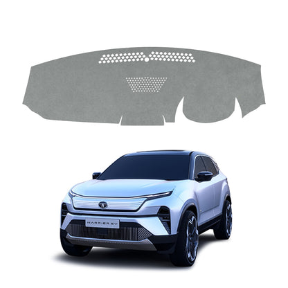 Tata Harrier EV 2024 To 2026 Car Dashboard Cover Mat (Grey)