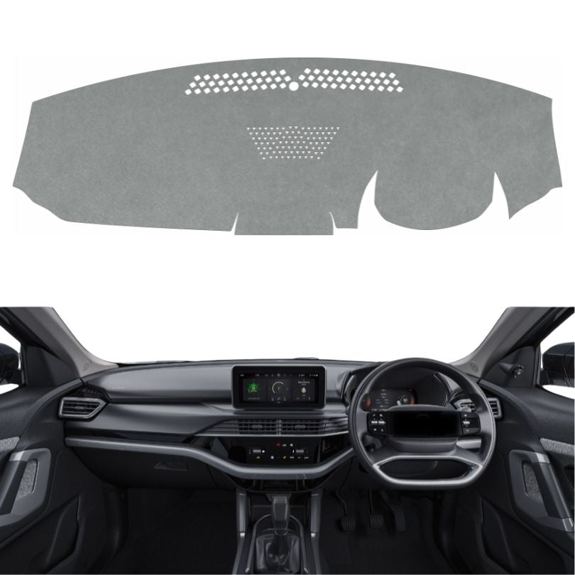 Tata Harrier EV 2024 To 2026 Car Dashboard Cover Mat (Grey)