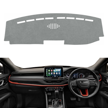 Jeep Compass 2021 To 2026 Car Dashboard Cover Mat (Grey)