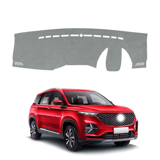 MG Hector Plus 2019 To 2023 Car Dashboard Cover Mat (Grey)