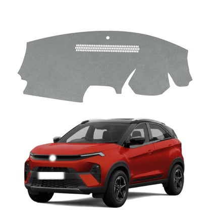 Tata Nexon 2017 To 2026 Car Dashboard Cover Mat (Grey)