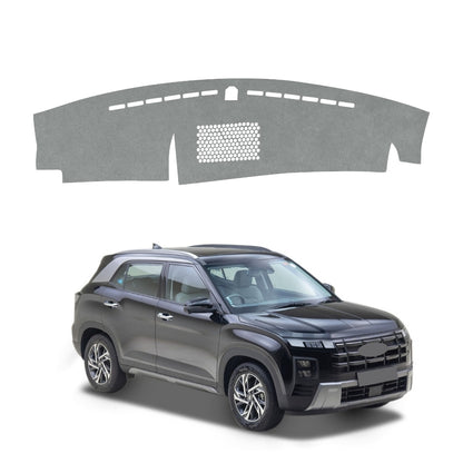 Hyundai Creta 2024 To 2026 Car Dashboard Cover Mat (Grey)