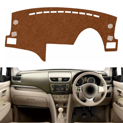 Maruti Suzuki Ertiga 2012 To 2019 Car Dashboard Cover Mat (Brown)