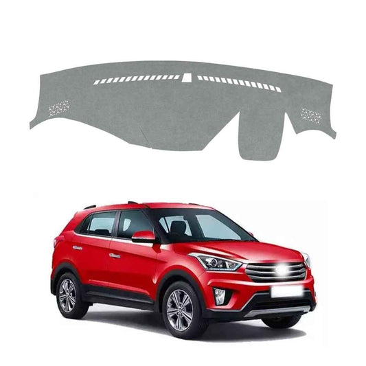 Hyundai Creta 2015 To 2019 Car Dashboard Cover Mat (Grey)