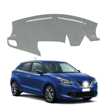 Maruti Suzuki Baleno 2015 To 2022 Car Dashboard Cover Mat (Grey)