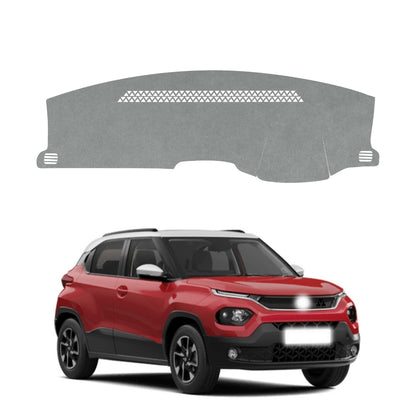 Tata Punch 2021 To 2025 Car Dashboard  Cover Mat (Grey)