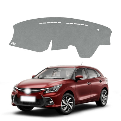 Toyota Glanza 2022 To 2026 Car Dashboard Cover Mat (Grey)