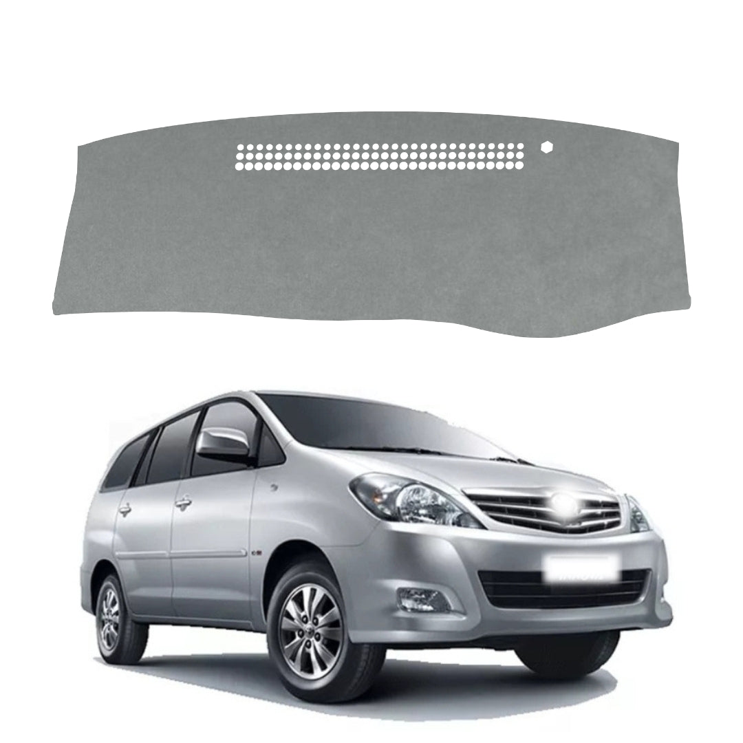 Toyota Innova 2005 To 2015 Car Dashboard Cover Mat (Grey)