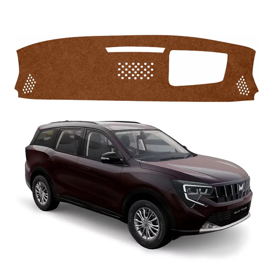 Mahindra XUV 7XO HUD 2025 TO 2026 Car Dashboard Mat (Brown)