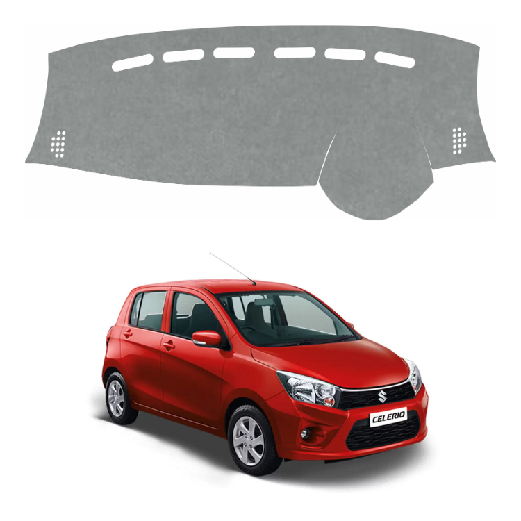 Maruti Suzuki Celerio 2017 To 2021 Car Dashboard Cover Mat (Grey)