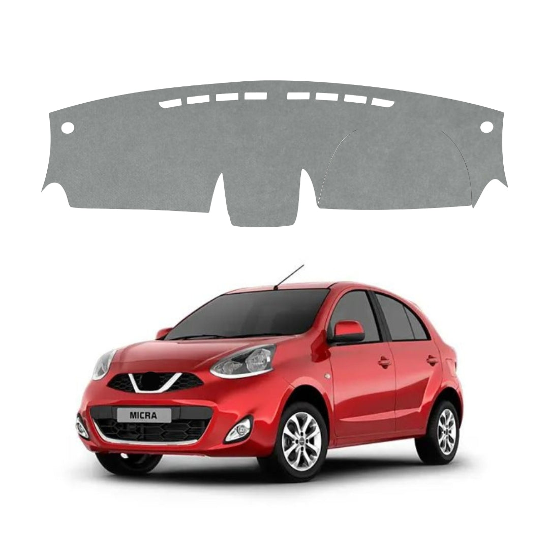 Nissan Micra 2010 To 2012 Car Dashboard Cover Mat (Grey)