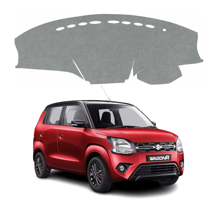 Maruti Suzuki Wagon-R 2019 To 2026 Car Dashboard Cover Mat (Grey)