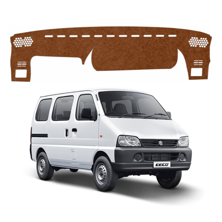 Maruti Suzuki Eeco Tour V 2016 To 2022 Car Dashboard Cover Mat (Brown)