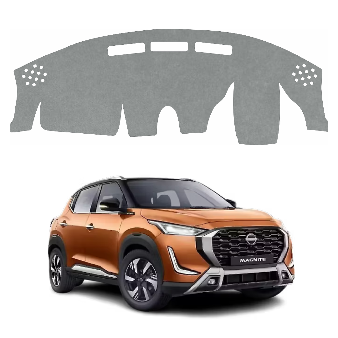 Nissan Magnite Facelift 2024 To 2026 Car Dashboard Cover Mat (Grey)
