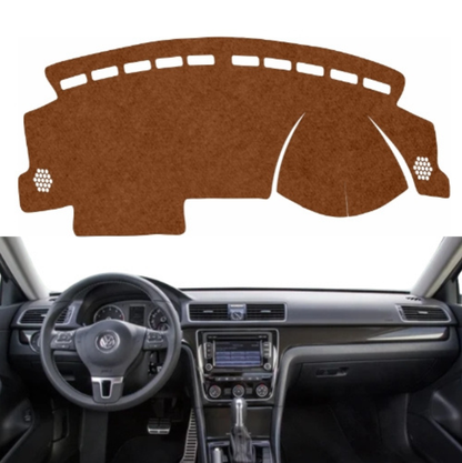 Volkswagen Passat 2011 to 2014 Car Dashboard Mat (Brown)