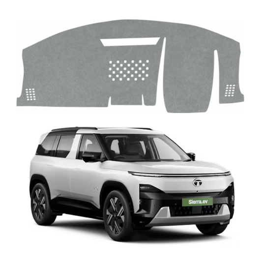 Tata Sierra EV 2026 Car Dashboard Cover Mat (Grey)