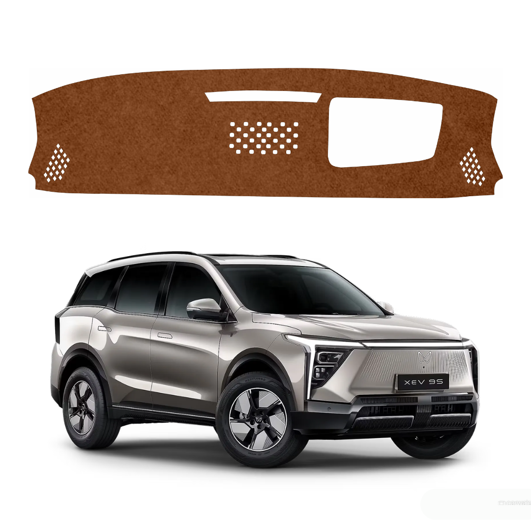 Mahindra XEV 9S HUD 2025 To 2026 Car Dashboard Mat (Brown)