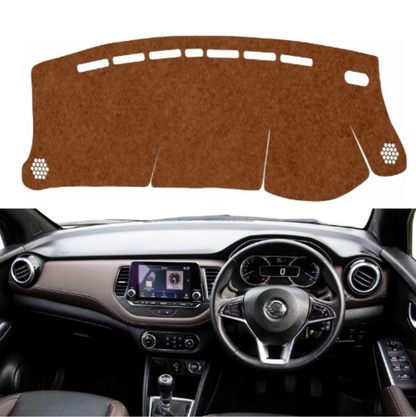 Nissan Kicks 2019 To 2023 Car Dashboard Mat (Brown)