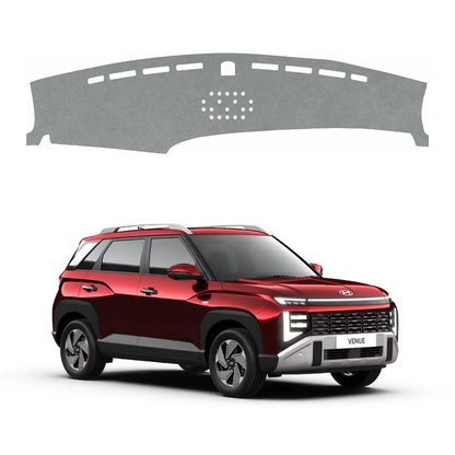 Hyundai Venue 2025 To 2026 Car Dashboard Cover Mat (Grey)