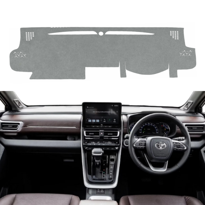 Toyota Innova Hycross 2022 To 2026 Car Dashboard Cover Mat (Grey)
