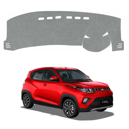Mahindra KUV100 2016 To 2023 Car Dashboard Cover Mat (Grey)