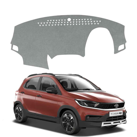 Tata Tiago NRG 2018 To 2026 Car Dashboard Cover Mat (Grey)