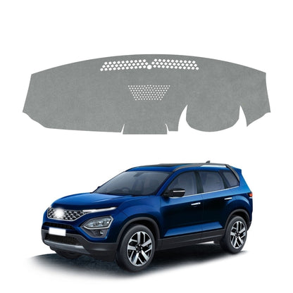 Tata Safari 2021 To 2026 Car Dashboard Cover Mat (Grey)