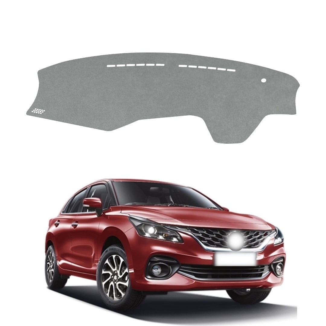 Maruti Suzuki Baleno 2022 To 2026 Car Dashboard Cover Mat (Grey)