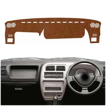 Maruti Suzuki Eeco 2010 To 2022 Car Dashboard Cover Mat (Brown)