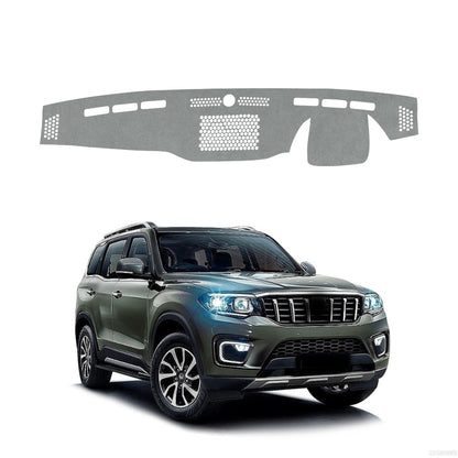 Mahindra Scorpio N 2022 To 2026 Car Dashboard Cover Mat (Grey)