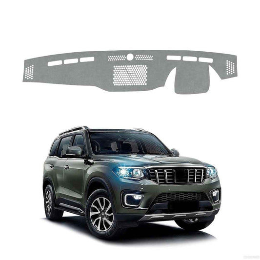 Mahindra Scorpio N 2022 To 2026 Car Dashboard Cover Mat (Grey)