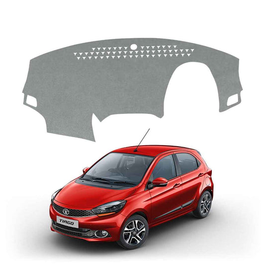 Tata Tiago 2016 To 2026 Car Dashboard Cover Mat (Grey)