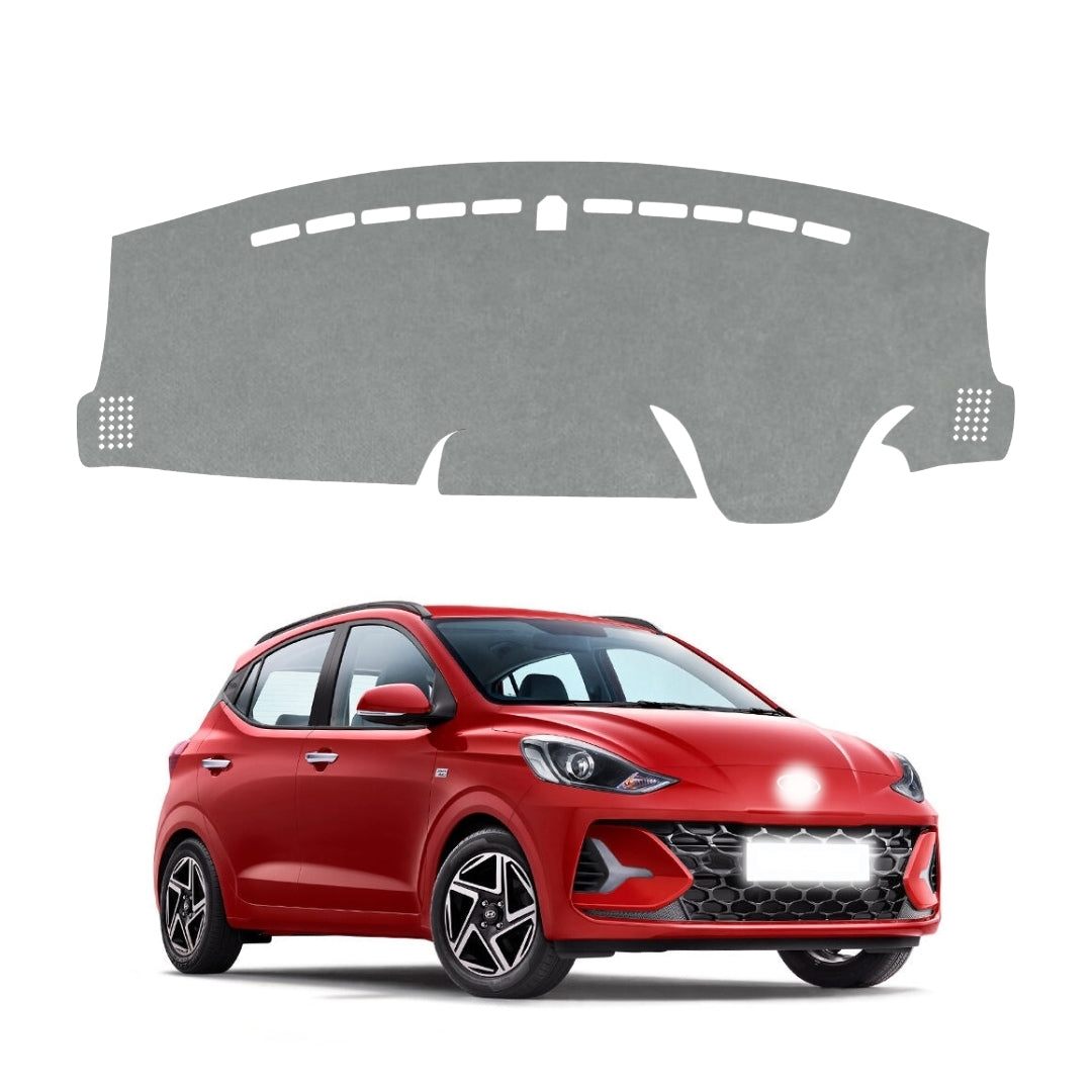 Hyundai i10 Nios 2019 To 2026 Car Dashboard Cover Mat (Gery)