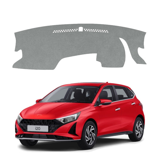 Hyundai i20 2020 To 2026 Car Dashboard Cover Mat (Grey)