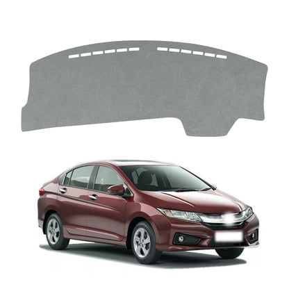 Honda City 2014 To 2020 Car Dashboard Cover Mat (Grey)